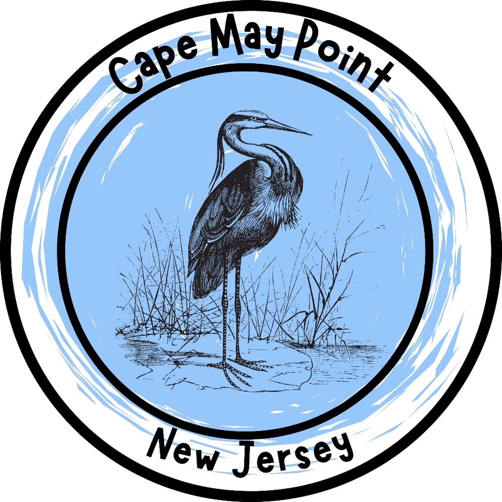 Cape May Point, NJ ~ 3" Round Sticker ~ BUNDLE ANY 3 for $10